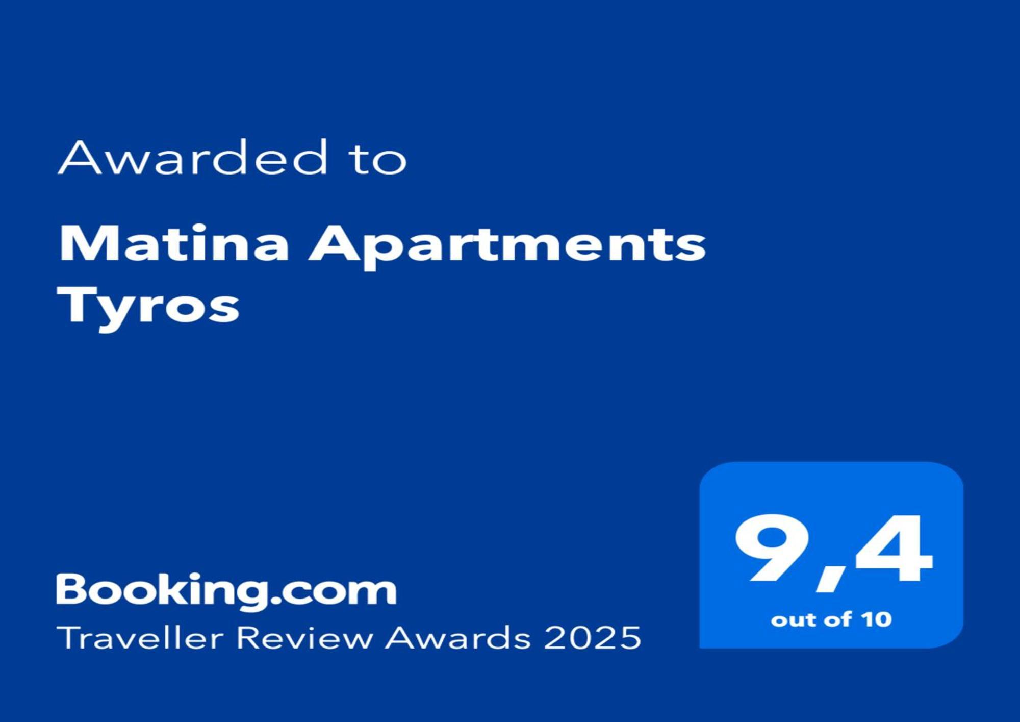 Matina Apartments Tyros Exterior foto